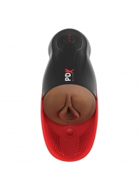 Коричневый мастурбатор-вагина с вибрацией Fuck-O-Matic 2 - Pipedream - в Кисловодске купить с доставкой