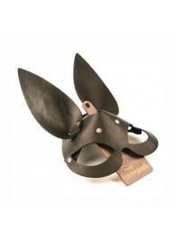 Черная гладкая маска  Зайка  с длинными ушками - Crazy Handmade - купить с доставкой в Кисловодске