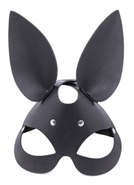 Черная гладкая маска  Зайка  с длинными ушками - Crazy Handmade - купить с доставкой в Кисловодске