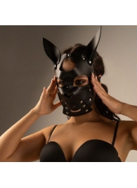 Черная маска  Собака  с ушками - Crazy Handmade - купить с доставкой в Кисловодске