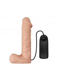 Женский поясной страпон с вибрацией - 26 см. - Baile - купить с доставкой в Кисловодске