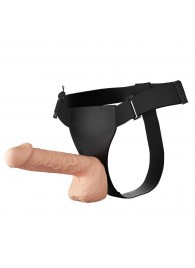 Женский поясной страпон с вибрацией - 26 см. - Baile - купить с доставкой в Кисловодске