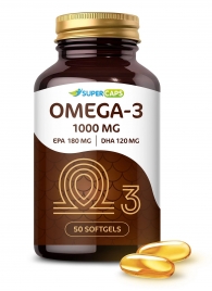 Пищевая добавка SuperCaps OMEGA-3 - 50 капсул (1000 мг) - SuperCaps - купить с доставкой в Кисловодске