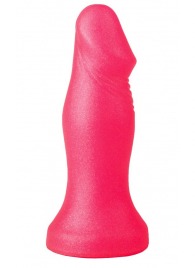 Розовый анальный фаллоимитатор с ограничительным основанием - 14 см. - LOVETOY (А-Полимер)