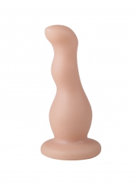 Телесный стимулятор простаты с изгибами - 13,5 см. - LOVETOY (А-Полимер) - в Кисловодске купить с доставкой