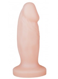 Телесная анальная пробка-фаллос - 12 см. - LOVETOY (А-Полимер)