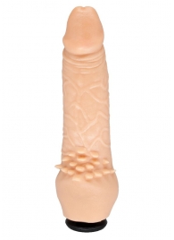 Телесная насадка-фаллос с шипами для массажа клитора - 17,8 см. - LOVETOY (А-Полимер) - купить с доставкой в Кисловодске