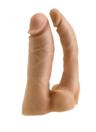 Двойная насадка для страпона Харнесс - 15 см. - LOVETOY (А-Полимер) - купить с доставкой в Кисловодске