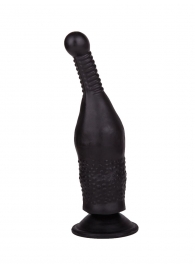 Чёрный анальный фаллоимитатор на присоске - 17 см. - LOVETOY (А-Полимер)