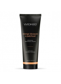 Массажный легкий крем WICKED Orange Blossom plus Patchouli - 120 мл. - Wicked - купить с доставкой в Кисловодске