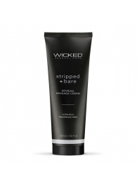 Массажный легкий крем WICKED Stripped plus Bare - 120 мл. - Wicked - купить с доставкой в Кисловодске