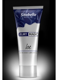 Силиконовая гель-смазка FLIRT MAGIC Ice с лёгким пролонгирующим эффектом - 75 мл. - Sitabella - купить с доставкой в Кисловодске