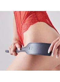 Черная кожаная шлепалка SitaBlack - 30 см. - Sitabella - купить с доставкой в Кисловодске