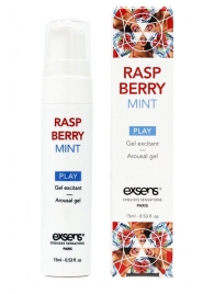 Возбуждающий гель Raspberry Mint с ароматом малины и мяты - 15 мл. - Exsens - купить с доставкой в Кисловодске