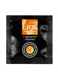 Саше массажного масла Eros exotic с ароматом персика - 4 гр. - Биоритм - купить с доставкой в Кисловодске