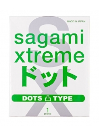 Презерватив Sagami Xtreme Type-E с точками - 1 шт. - Sagami - купить с доставкой в Кисловодске