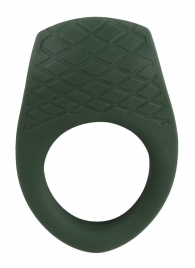 Зеленое эрекционное виброкольцо Luxurious Vibro Cock Ring - Orion - в Кисловодске купить с доставкой