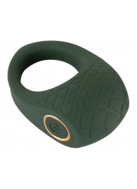 Зеленое эрекционное виброкольцо Luxurious Vibro Cock Ring - Orion - в Кисловодске купить с доставкой
