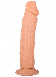 Упругий фаллоимитатор на присоске - 19,5 см. - LOVETOY (А-Полимер)