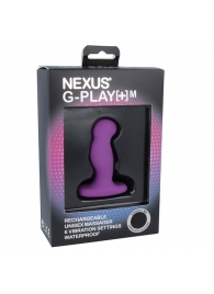 Фиолетовая вибровтулка Nexus G-Play+ M - Nexus Range - в Кисловодске купить с доставкой