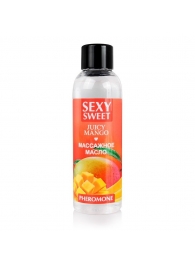 Массажное масло Sexy Sweet Juicy Mango с феромонами и ароматом манго - 75 мл. - Биоритм - купить с доставкой в Кисловодске