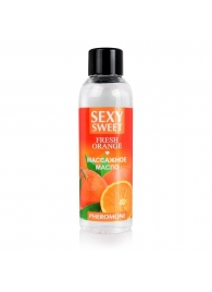 Массажное масло Sexy Sweet Fresh Orange с ароматом апельсина и феромонами - 75 мл. - Биоритм - купить с доставкой в Кисловодске