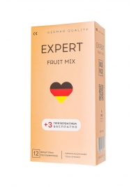 Ароматизированные презервативы EXPERT Fruit Mix - 12 шт.(+3 в подарок) - Expert - купить с доставкой в Кисловодске