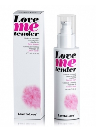Съедобное согревающее массажное масло Love Me Tender Cotton Candy с ароматом сладкой ваты - 100 мл. - Love to Love - купить с доставкой в Кисловодске