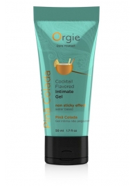 Съедобный интимный гель Orgie Lube Tube Cocktail Pina Colada - 50 мл. - ORGIE - купить с доставкой в Кисловодске