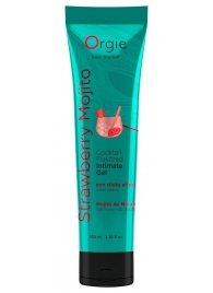 Съедобный интимный гель Orgie Lube Tube Cocktail Strawberry Mojito - 100 мл. - ORGIE - купить с доставкой в Кисловодске