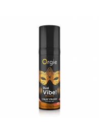 Съедобный гель Dual Vibe Sex On The Beach с эффектом вибрации и вкусом коктейля «секс на пляже» - 15 мл. - ORGIE - купить с доставкой в Кисловодске