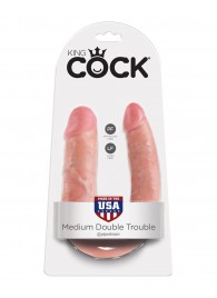 Двусторонний фаллоимитатор U-Shaped Medium Double Trouble - 34,6 см. - Pipedream