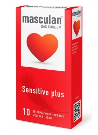 Презервативы Masculan Sensitive plus - 10 шт. - Masculan - купить с доставкой в Кисловодске