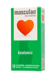 Презервативы анатомической формы Masculan Anatomic - 10 шт. - Masculan - купить с доставкой в Кисловодске
