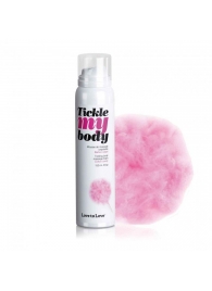Массажная хрустящая пенка Tickle My Body Cotton Candy с ароматом сладкой ваты - 150 мл. - Love to Love - купить с доставкой в Кисловодске
