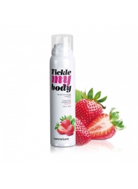 Массажная хрустящая пенка Tickle My Body Strawberry с ароматом клубники - 150 мл. - Love to Love - купить с доставкой в Кисловодске