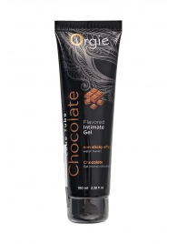 Интимный гель на водной основе Lube Tube Chocolate с шоколадным вкусом - 100 мл. - ORGIE - купить с доставкой в Кисловодске