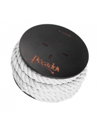 Белая веревка для шибари на катушке - 5 м. - Pecado - купить с доставкой в Кисловодске