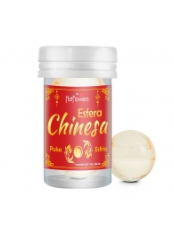 Интимный гель Chinesa Esfera с охлаждающе-пульсирующим эффектом (2 шарика по 3 гр.) - HotFlowers - купить с доставкой в Кисловодске