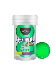 Лубрикант на силиконовой основе Hot Ball Plus с покалывающим эффектом (2 шарика по 3 гр.) - HotFlowers - купить с доставкой в Кисловодске