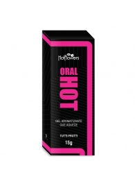 Гель для оральных ласк Oral Hot с согревающим эффектом - 15 гр. - HotFlowers - купить с доставкой в Кисловодске