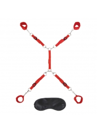 Красная фиксация на матрас Classic Bedspreader - Lux Fetish - купить с доставкой в Кисловодске