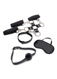 Набор для фиксации из 7 предметов Hogtie   Ball Gag Kit - Lux Fetish - купить с доставкой в Кисловодске