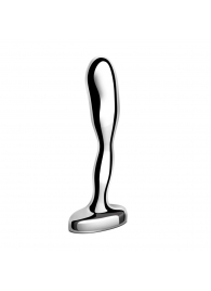 Стальной стимулятор простаты Stainless Steel Prostate Plug - 11,5 см. - b-Vibe - в Кисловодске купить с доставкой