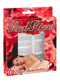 Набор из 6 насадок с шипиками Red Roses - Orion - в Кисловодске купить с доставкой