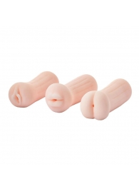 Набор из 3 мастурбаторов The Girl Next Door Tina - Dream Toys - в Кисловодске купить с доставкой