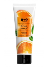 Лубрикант на водной основе OYO Aroma Gel Orange с ароматом апельсина - 75 мл. - OYO - купить с доставкой в Кисловодске