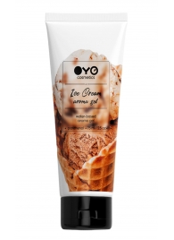 Лубрикант на водной основе OYO Aroma Gel Ice Cream с ароматом пломбира - 75 мл. - OYO - купить с доставкой в Кисловодске