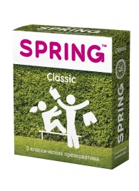 Классические презервативы SPRING CLASSIC - 3 шт. - SPRING - купить с доставкой в Кисловодске