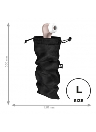 Черный мешочек для хранения игрушек Treasure Bag L - Satisfyer - купить с доставкой в Кисловодске
